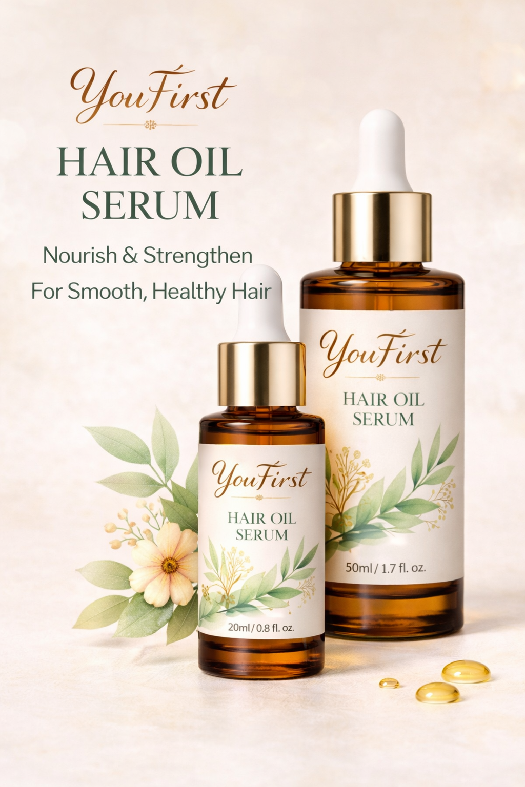 Hair Oil Serum (You First) – Repair & Shine Hair Serum – 20ml